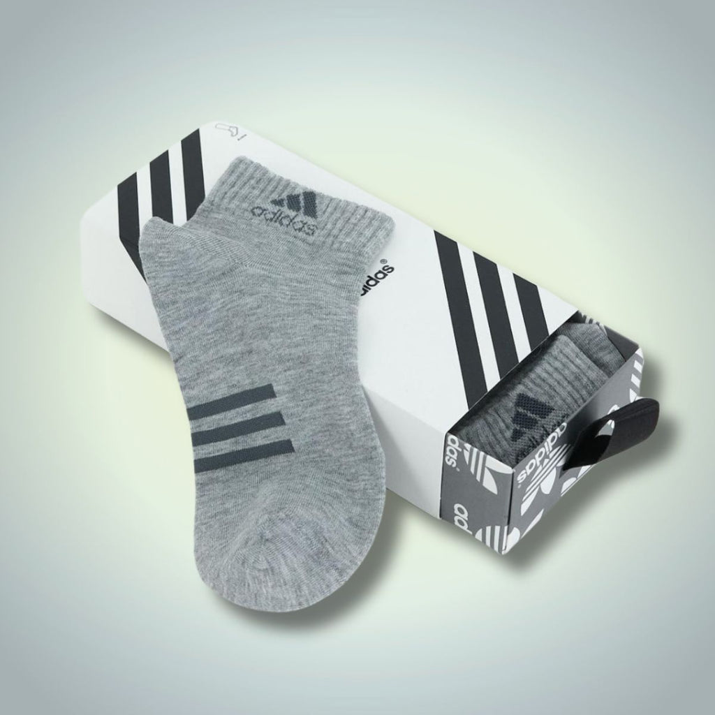Adidas Sada 6 pánských kotníkových ponožek, 40-45. Černá, šedá, bílá. Prémiová kvalita