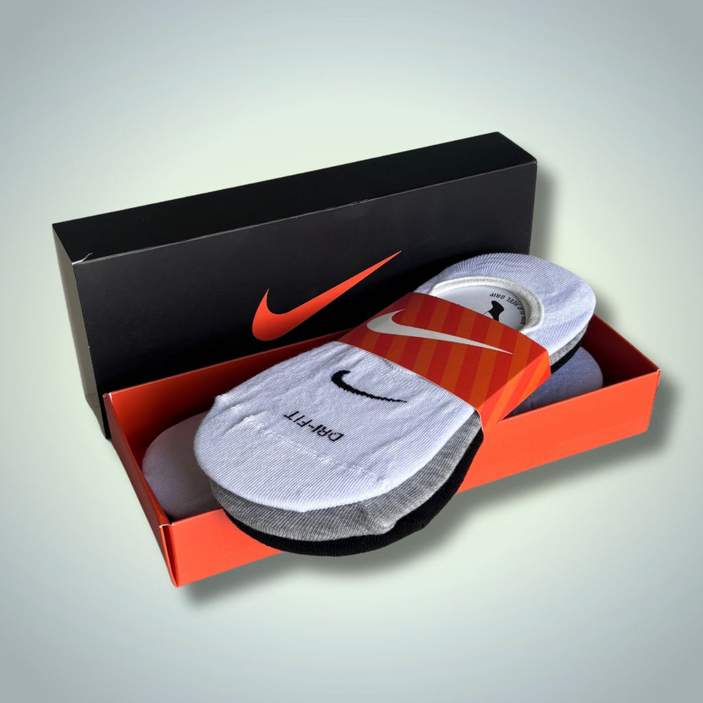 Nike Sada 3 pánských nevýrazných ponožek , 40-45 let. Černá, šedá, bílá. Prémiová kvalita