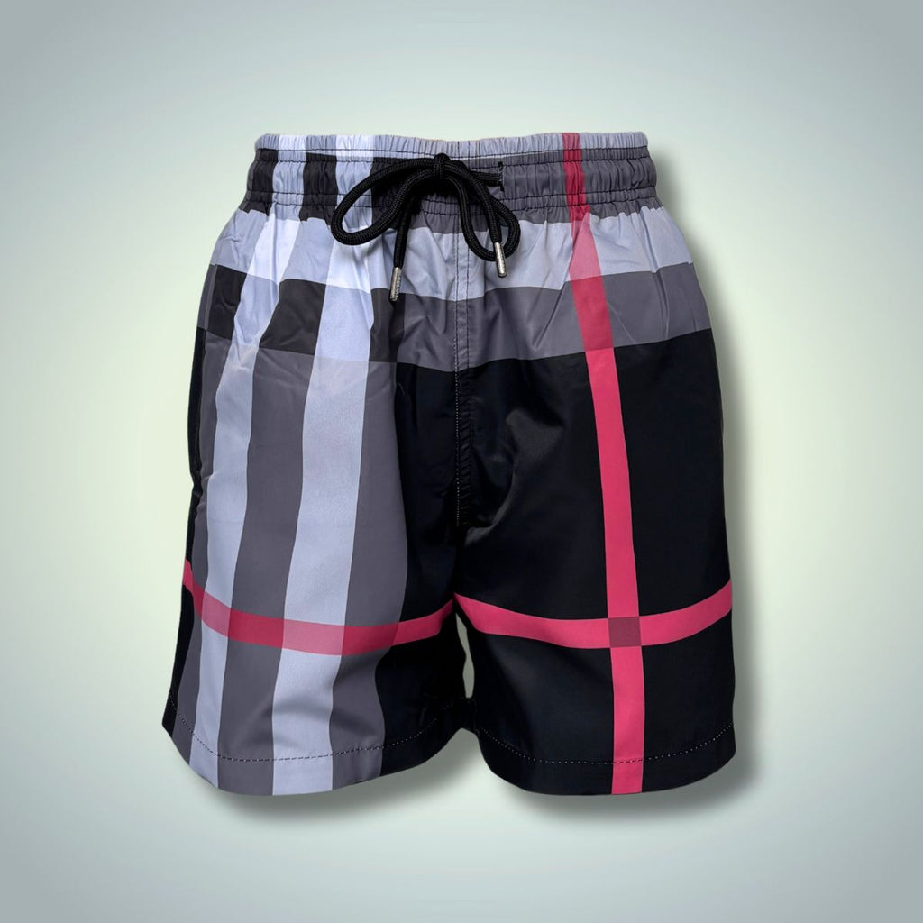 Pánské plavecké šortky Burberry. Šedé. Prémiová kvalita