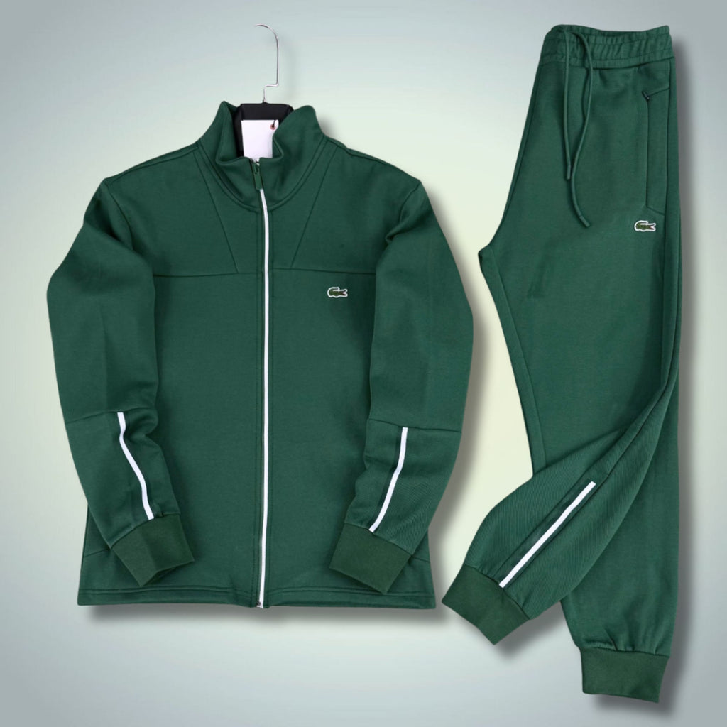 Pánská tepláková souprava Lacoste, zelená. 2025. Prémiová kvalita