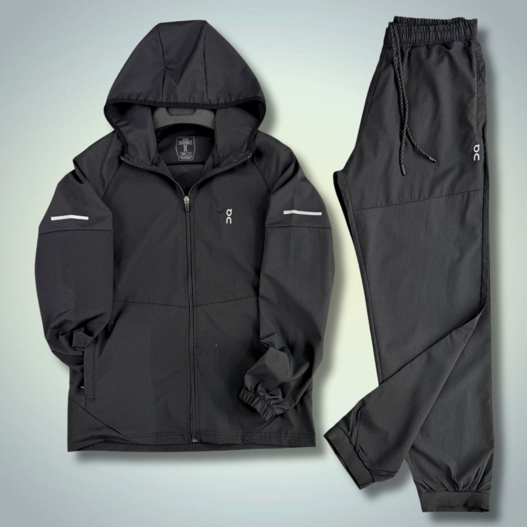 ON Pánský Tkaný Sportovní Set. Černý