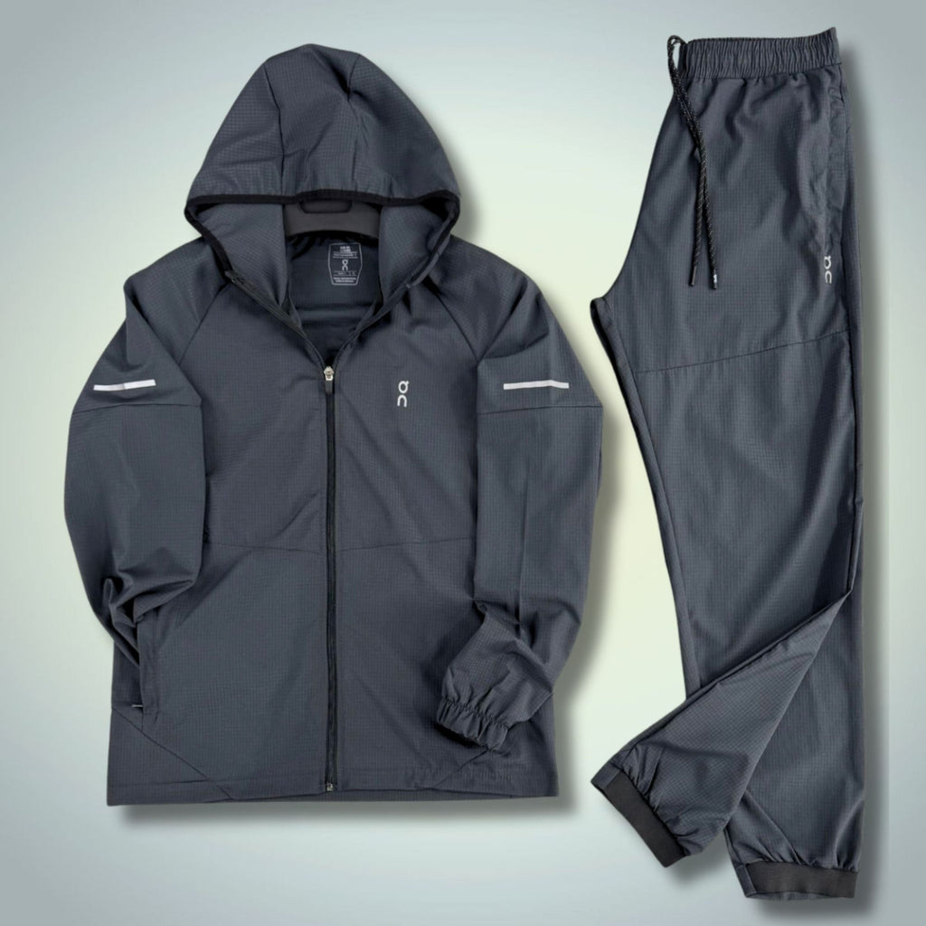 ON Pánský Tkaný Sportovní Set. Grafitový