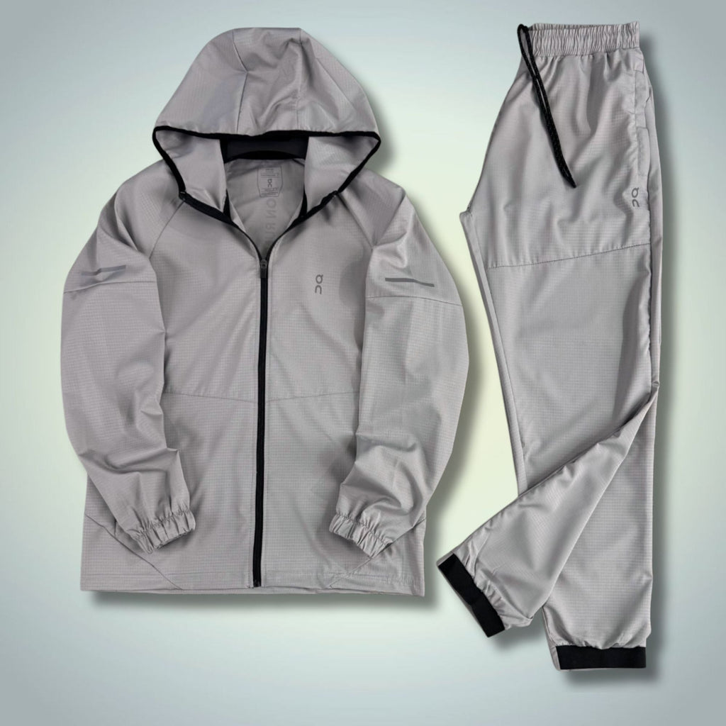 ON Pánský Tkaný Sportovní Set. Šedý