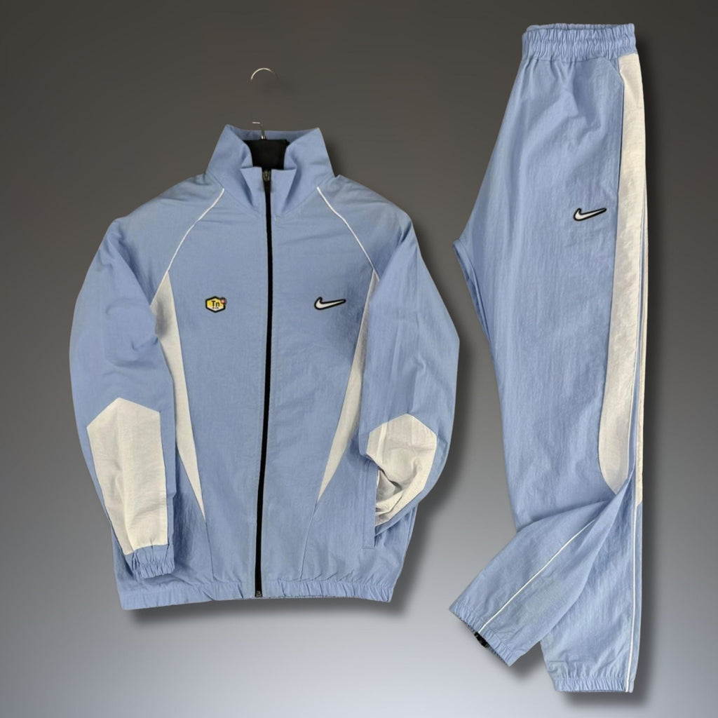 Nike TN pánská nepromokavá sportovní souprava, světle modrá. Premium