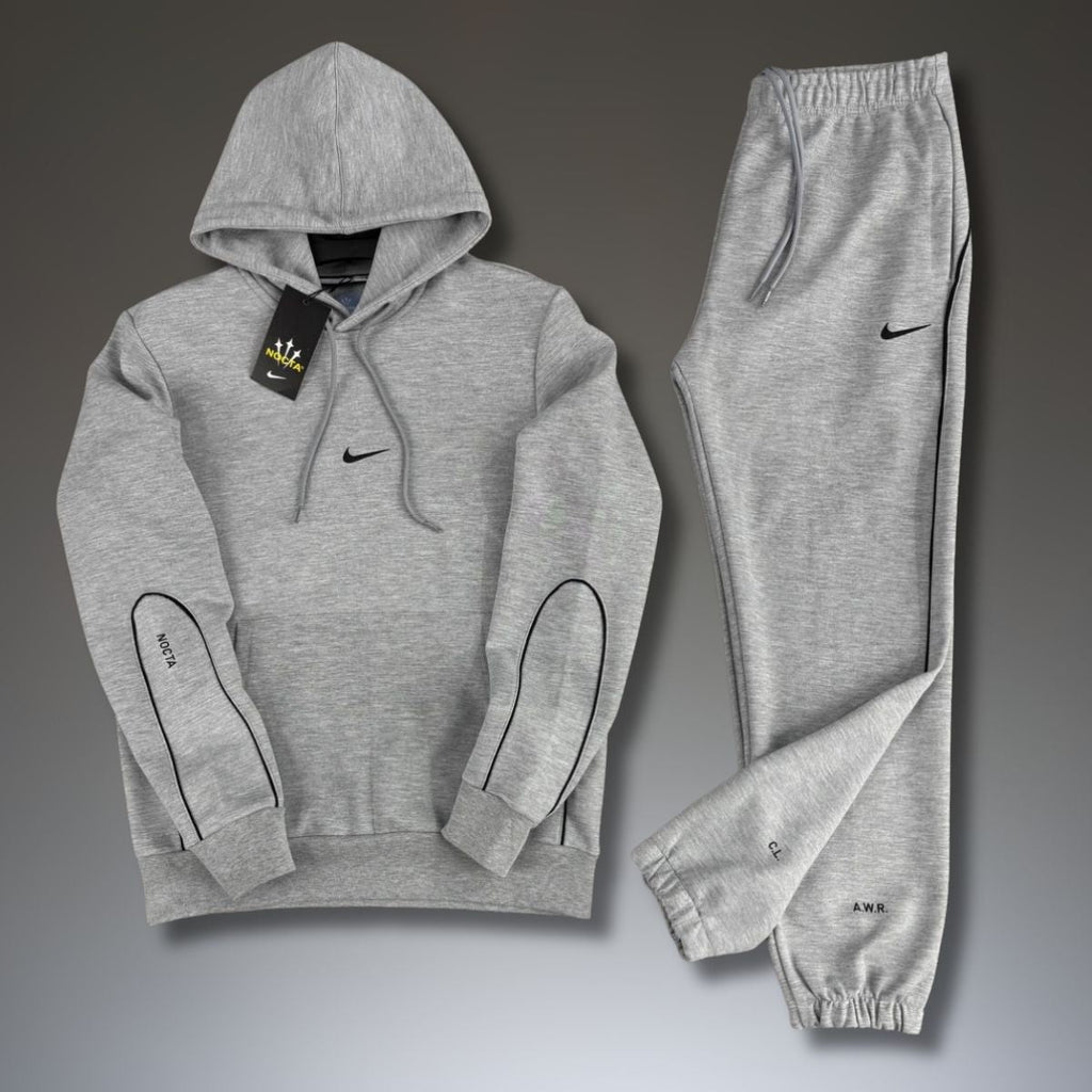 Nike Nocta pánská tepláková souprava s mikinou, klasická šedá. Prémiová kvalita