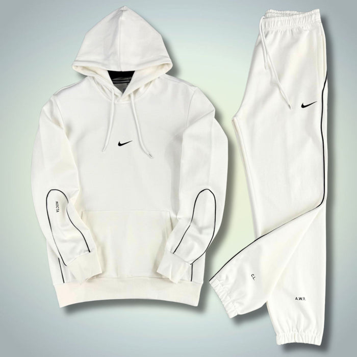 Nike Nocta pánská tepláková souprava s mikinou, bílá. Prémiová kvalita