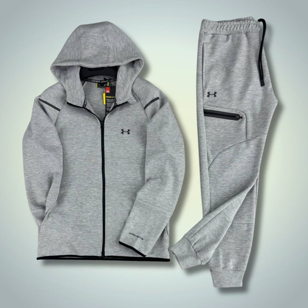 Pánská tepláková souprava Under Armour, reflexní, klasická šedá. Prémiová kvalita