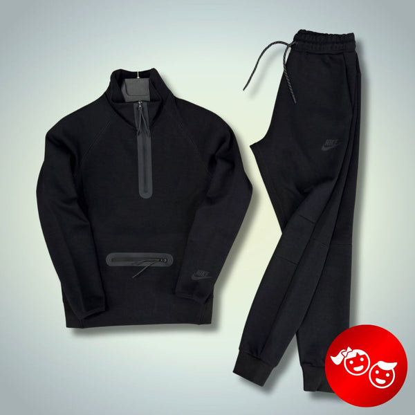Dětská tepláková souprava Nike Tech Fleece, černá. Model 2024. Prémiová kvalita