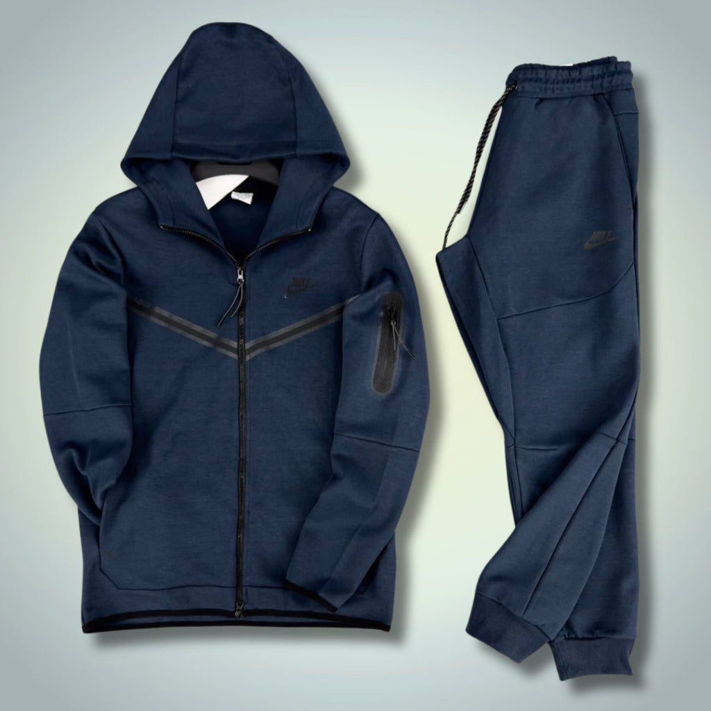Pánská tepláková souprava Nike Tech Fleece, tmavě modrá. Prémiová kvalita