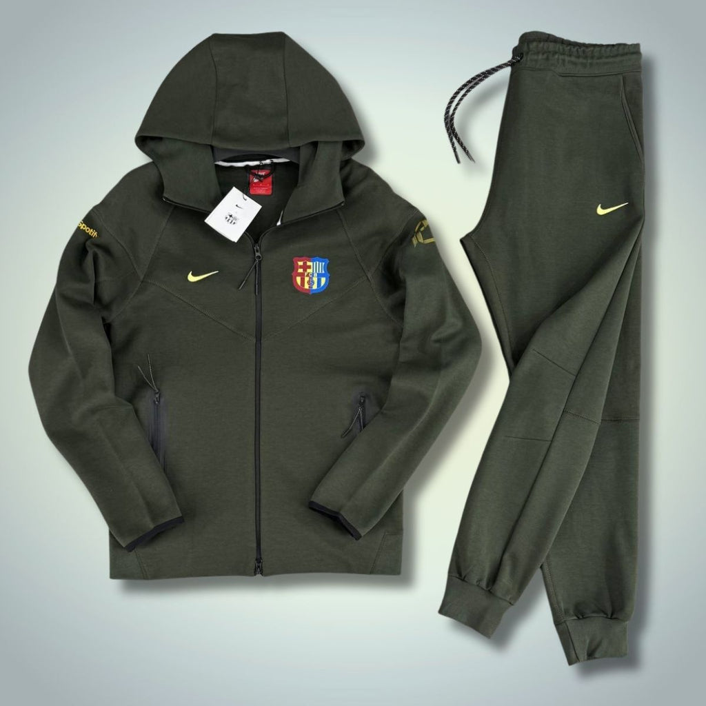 Nike Barcelona Tech Fleece pánská tepláková souprava, grafitová. Prémiová kvalita