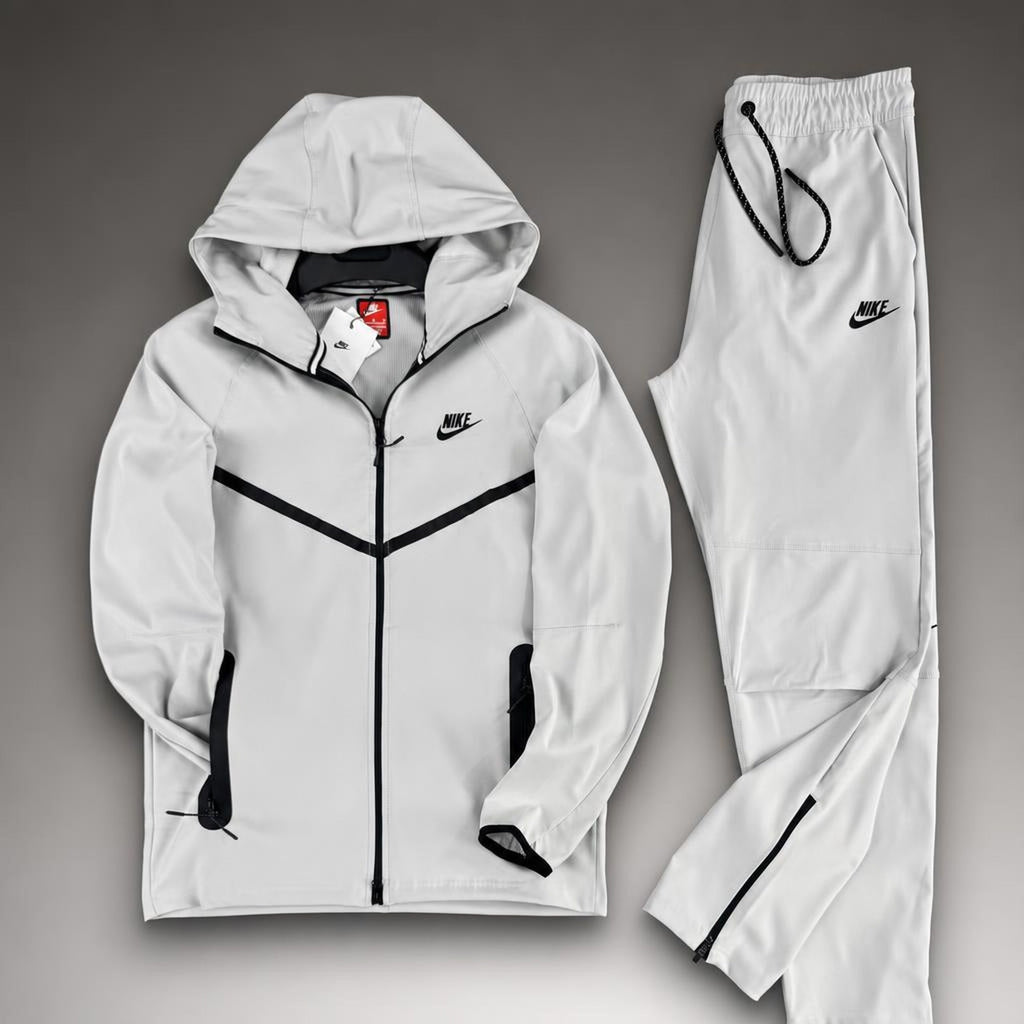 Nike Wooven Tech Fleece pánská tepláková souprava, šedá. Prémiová kvalita
