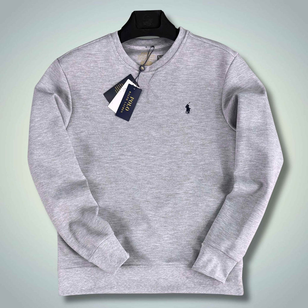 Pánská mikina Ralph Lauren, klasicky šedá. Prémiová kvalita