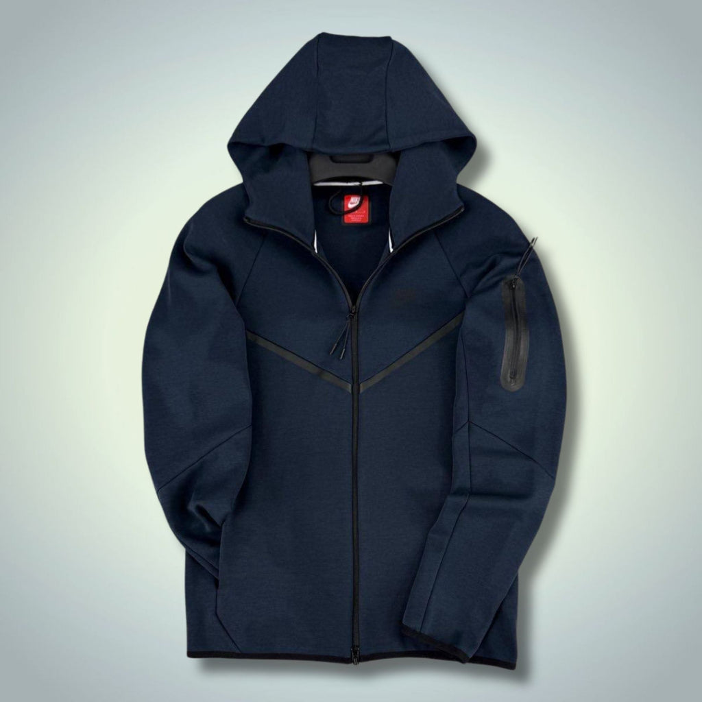 Nike Tech Fleece pánská mikina, tmavě modrá. Model 2024. Premium kvalita