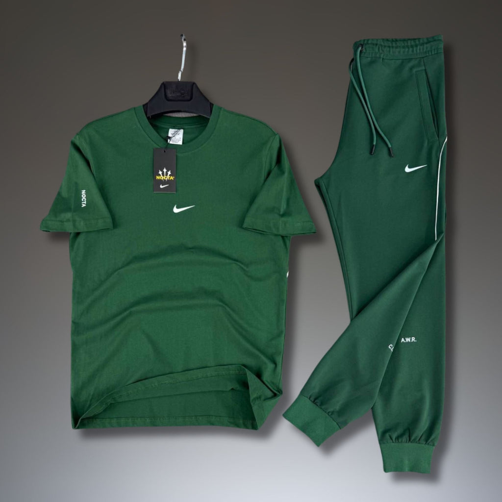 Nike Nocta pánská letní sportovní souprava, zelená. Prémiová kvalita