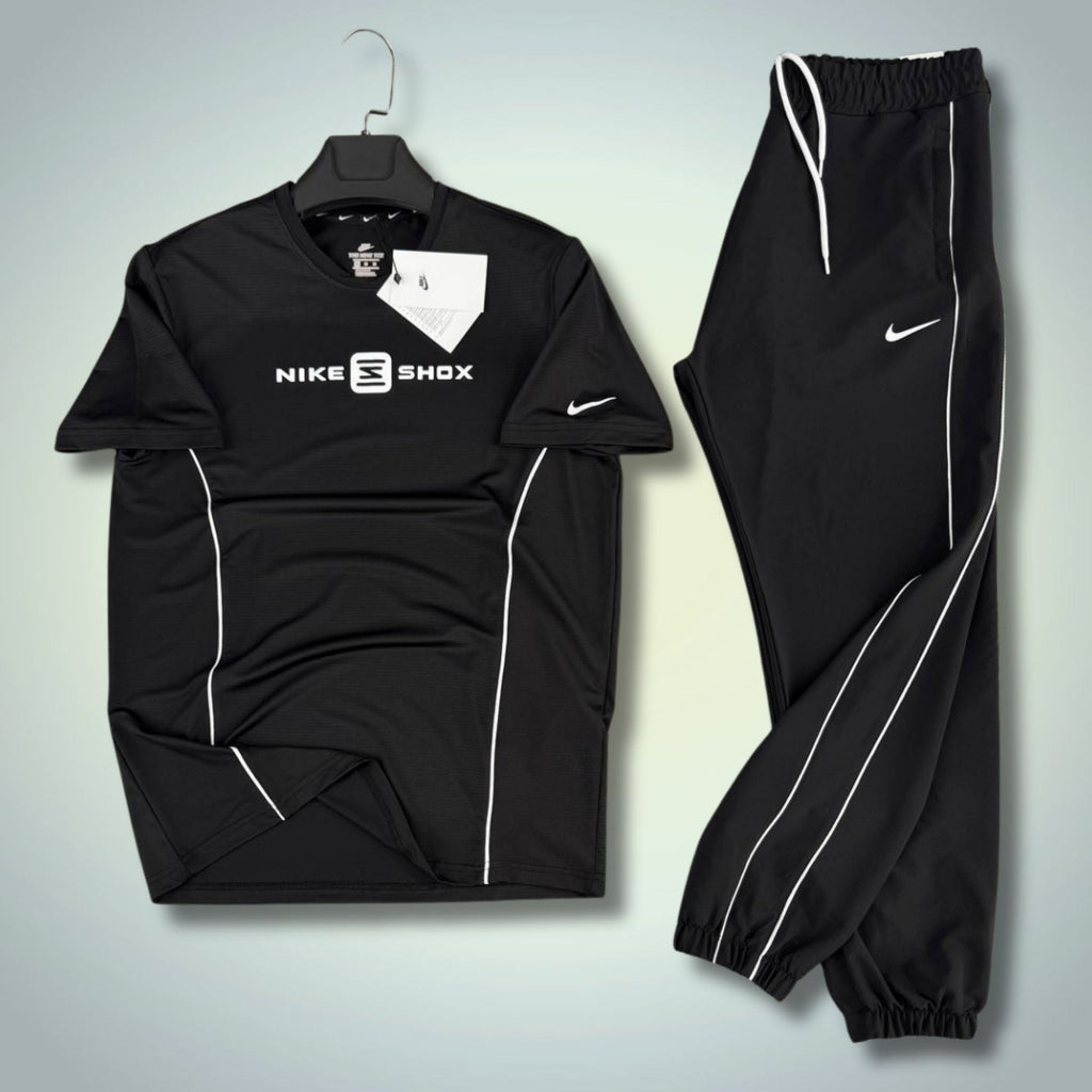 Nike Shox pánská letní sportovní souprava, černá. Prémiová kvalita