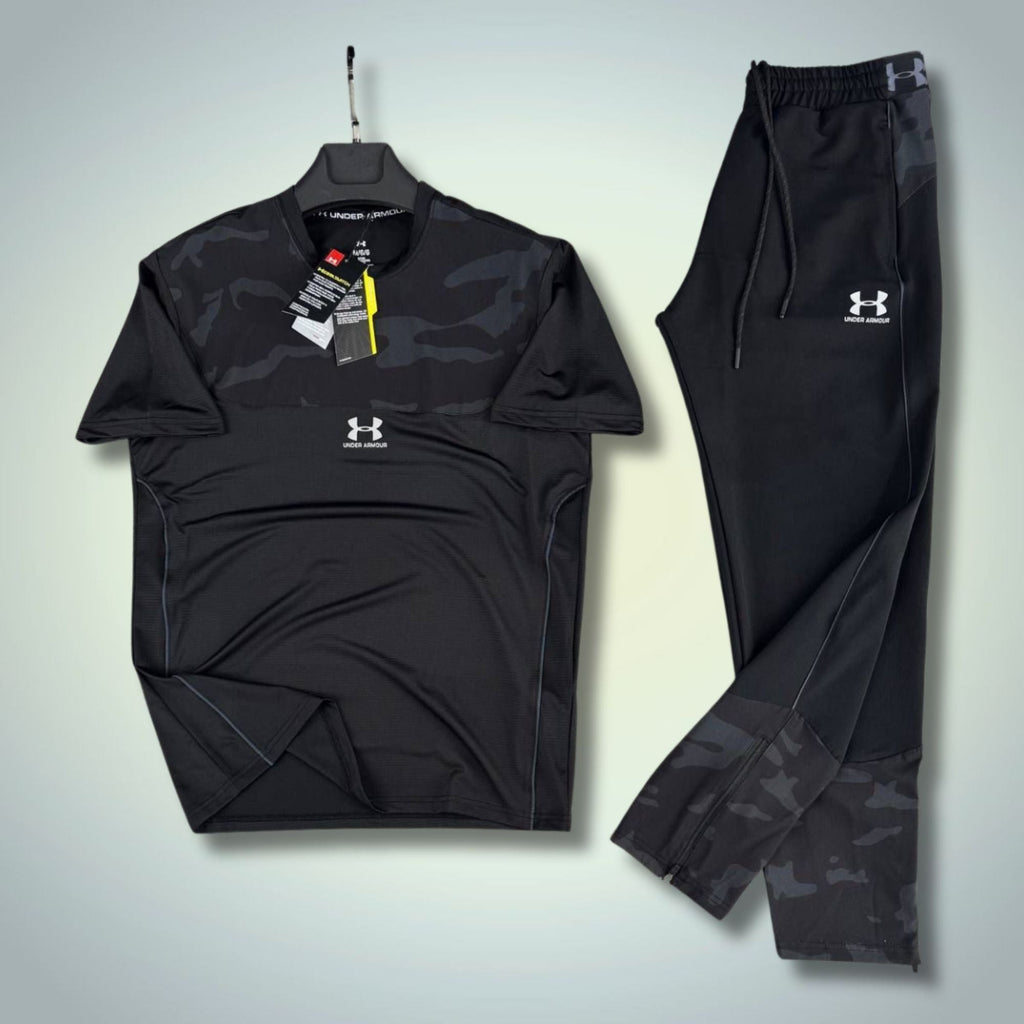 Under Armour pánská nepromokavá sportovní souprava, černá-maskáč. Prémiová kvalita