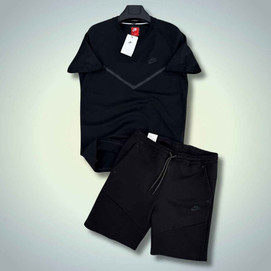 Nike Tech Fleece pánská krátká sportovní souprava, černá. Premium kvalita