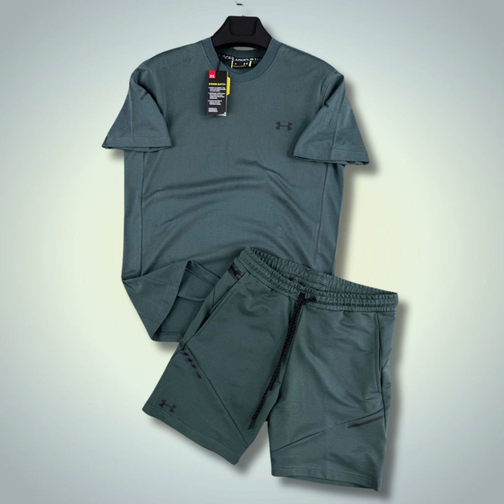 Under Armour pánský krátký sportovní set, zahradní zelený. Premium kvalita