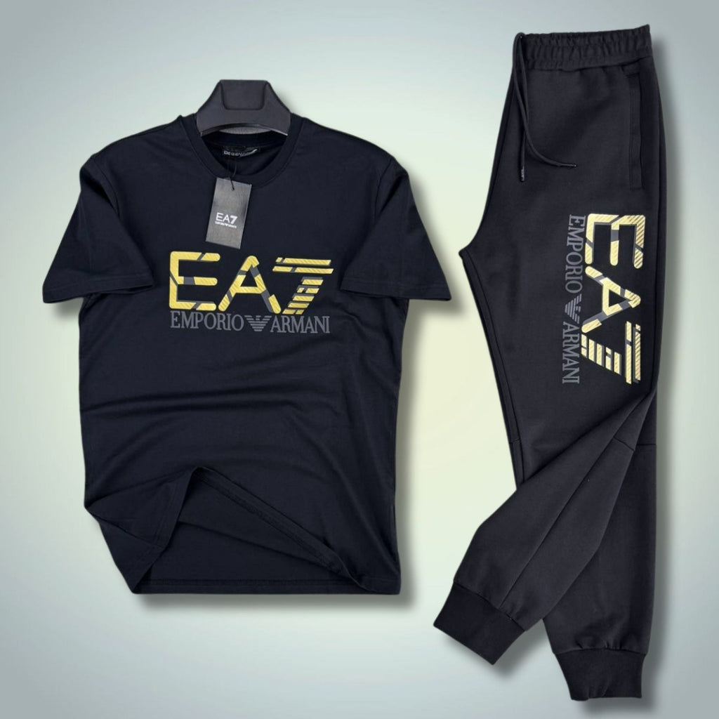 EA7 pánský letní sportovní set, černý. Premium kvalita