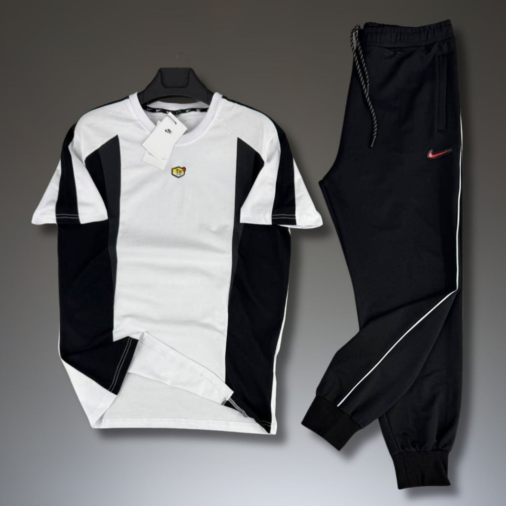 Nike TN pánský letní sportovní set, černo-bílý. Premium kvalita