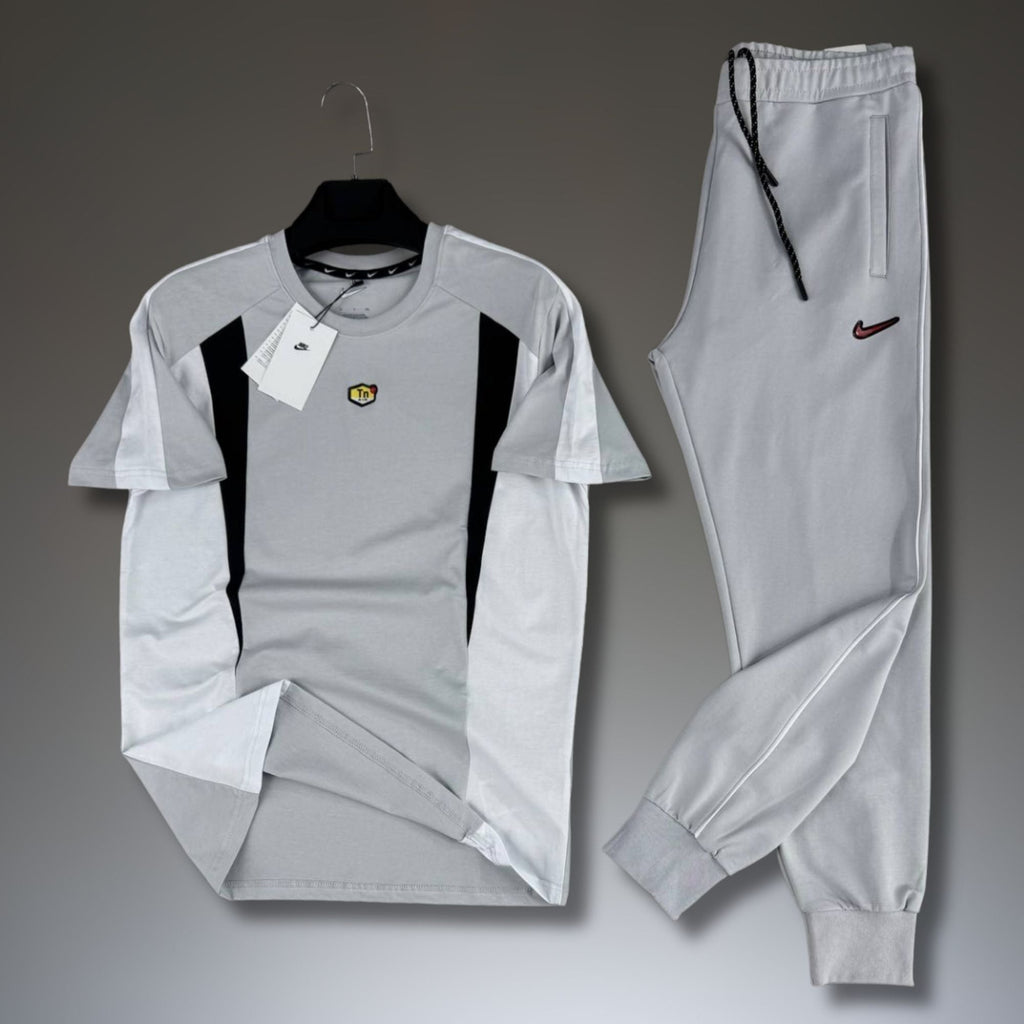 Nike TN pánský letní sportovní set, šedý. Premium kvalita