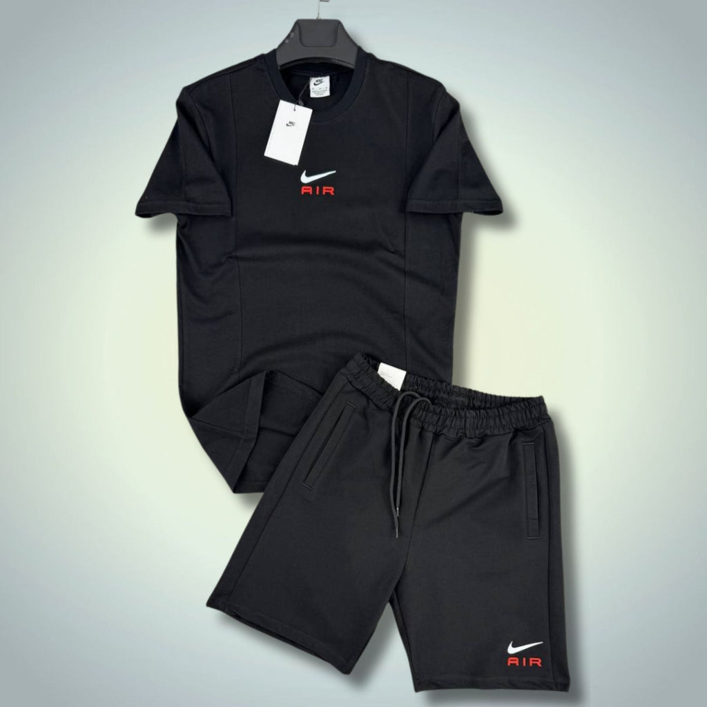 Nike Air pánský krátký sportovní set, černý. Premium kvalita
