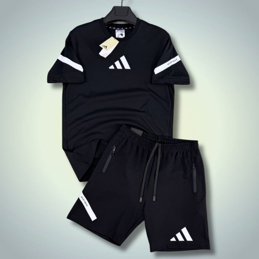 Adidas Z.N.E. pánský krátký sportovní set, černý. Premium kvalita