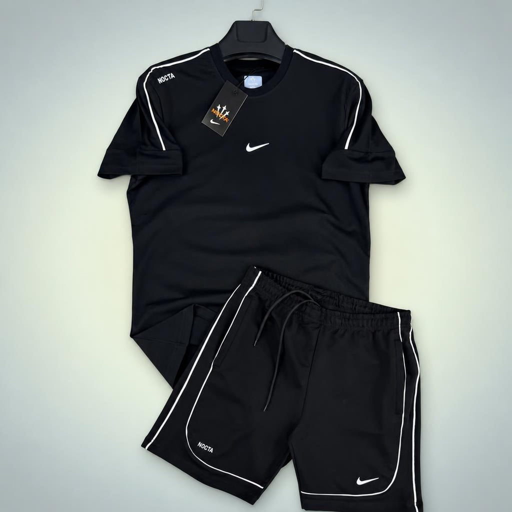 Nike Nocta pánská krátká sportovní souprava, černá. Premium kvalita