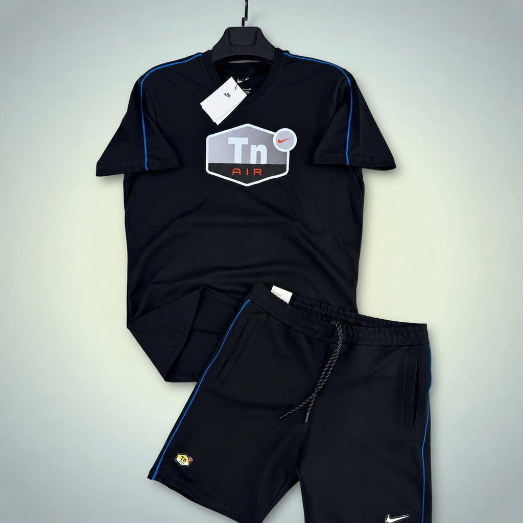 Nike TN Big Logo pánská krátká sportovní souprava, černá. Premium kvalita