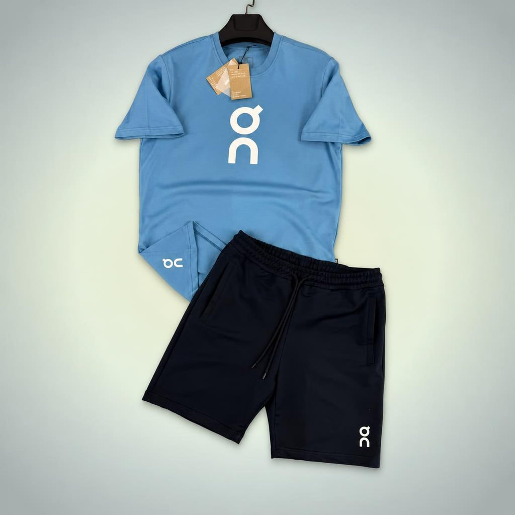 ON Big Logo pánská krátká sportovní souprava, modro-černá. Premium kvalita