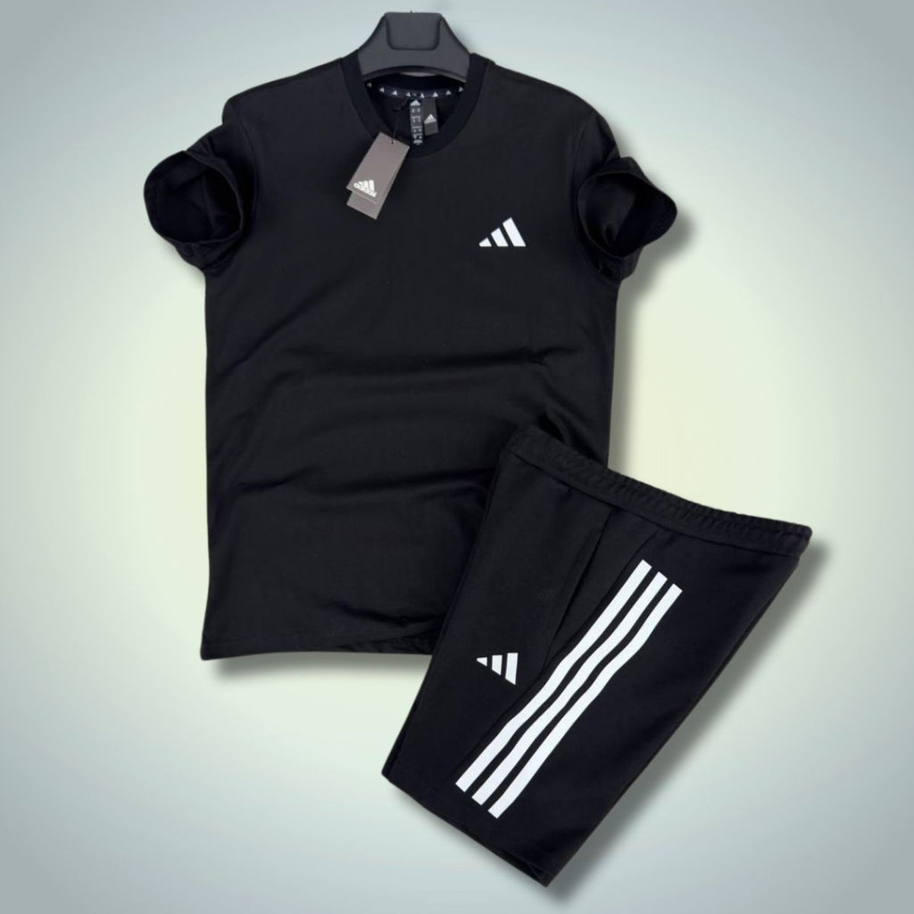 Adidas pánská souprava s kraťasy, Basic, černá. Prémiová kvalita
