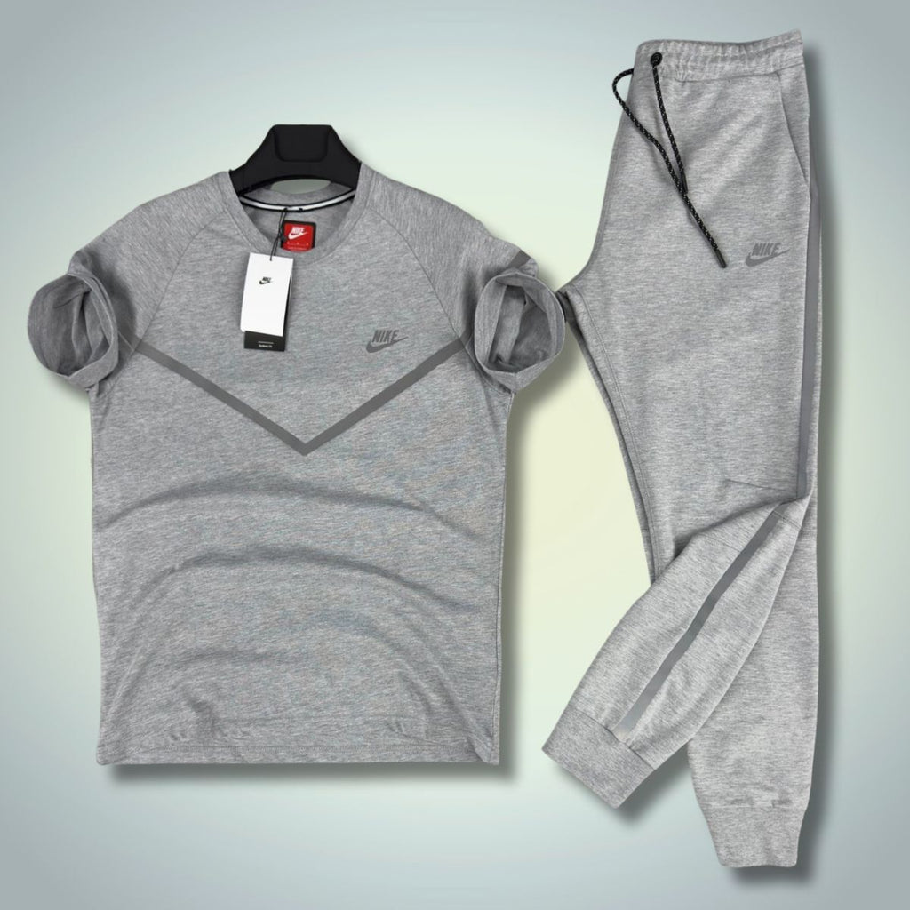 Pánská letní souprava Nike Reflective Tech Fleece, klasická šedá. Prémiová kvalita