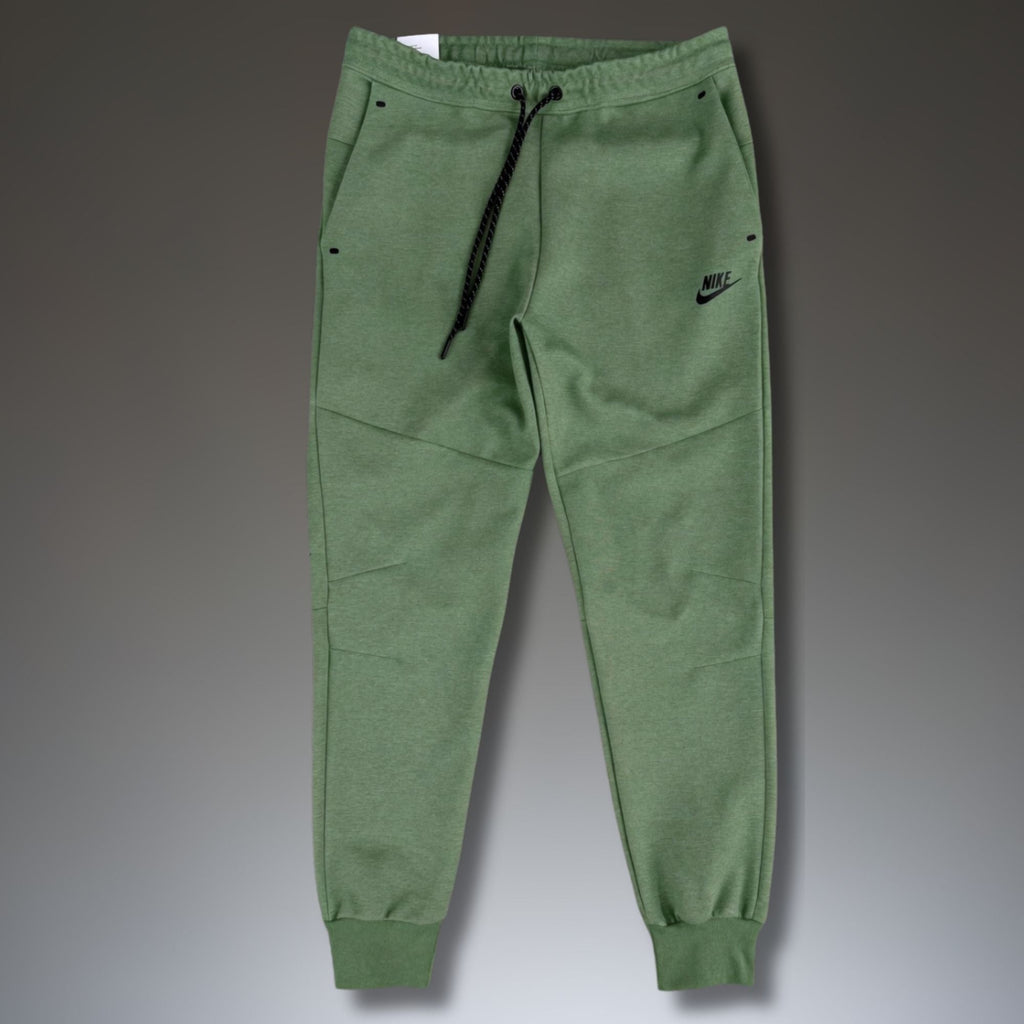 Nike Tech Fleece pánské sportovní kalhoty, olivově zelené. Premium kvalita