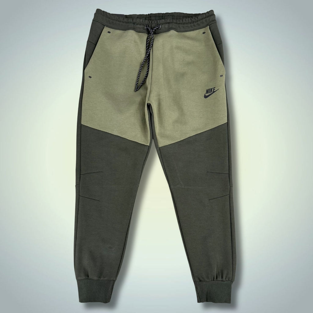 Nike Tech Fleece pánské sportovní kalhoty, zelené-olivově zelené. Premium kvalita