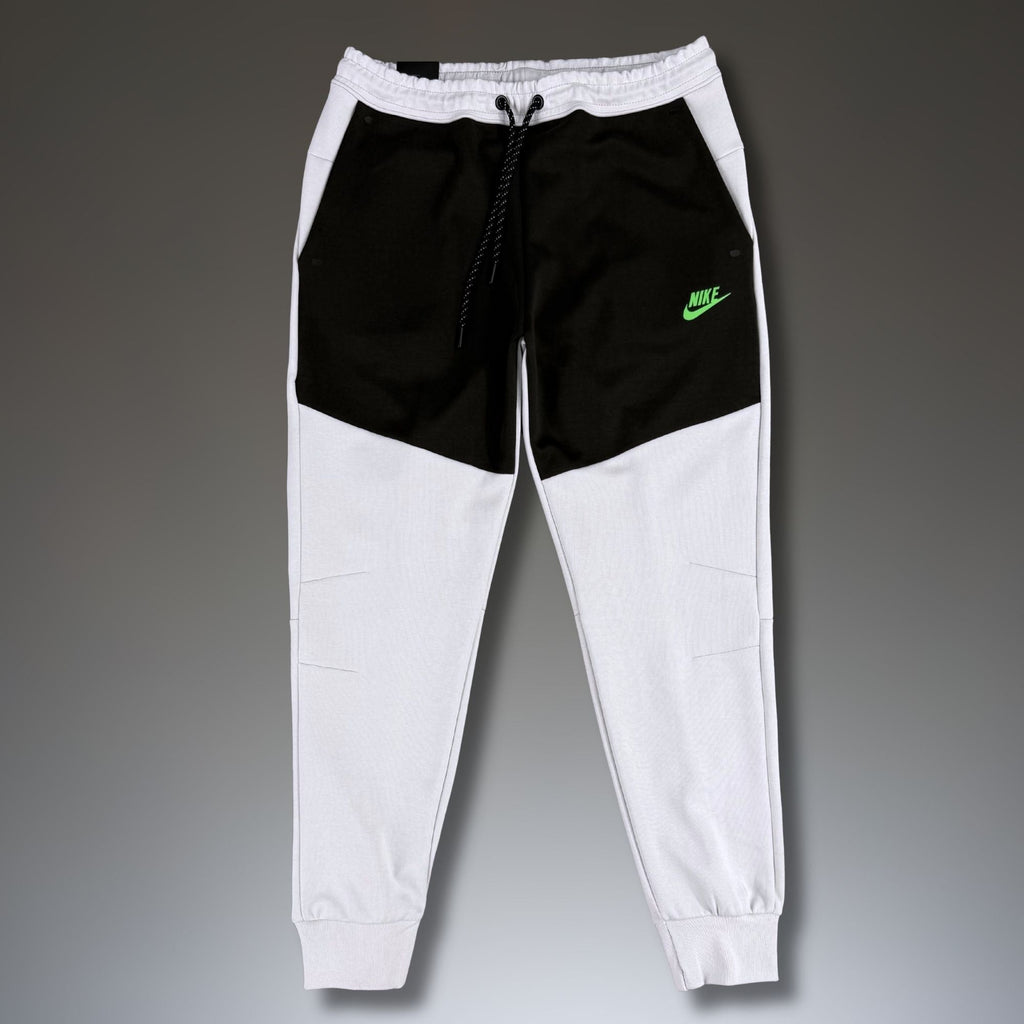 Nike Tech Fleece pánské sportovní kalhoty, špinavě bílé-černé. Premium kvalita