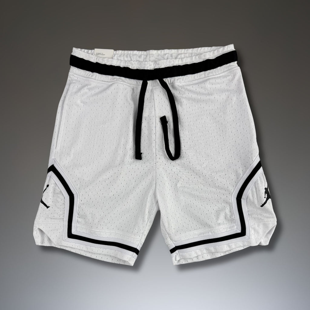 Air Jordan pánské sportovní kraťasy dri-fit mesh, bílé. Premium kvalita