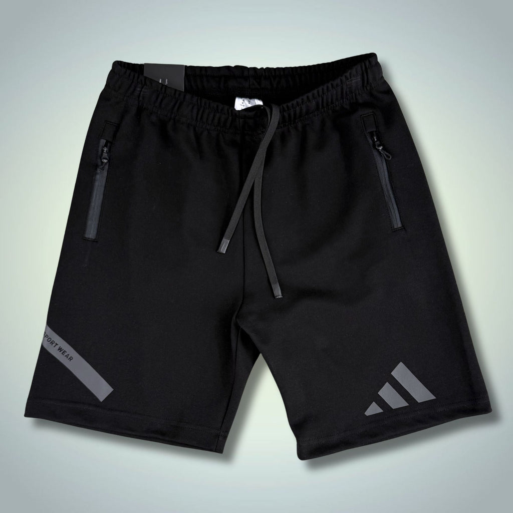 Adidas Z.N.E. pánské sportovní krátké kalhoty, černé, grafitové logo. Premium kvalita