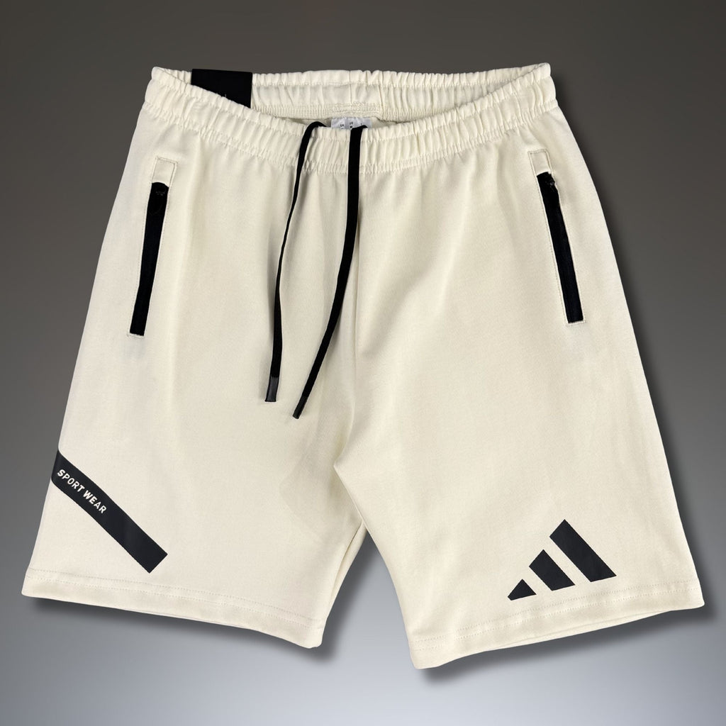 Adidas Z.N.E. pánské sportovní krátké kalhoty, špinavě bílé. Premium kvalita