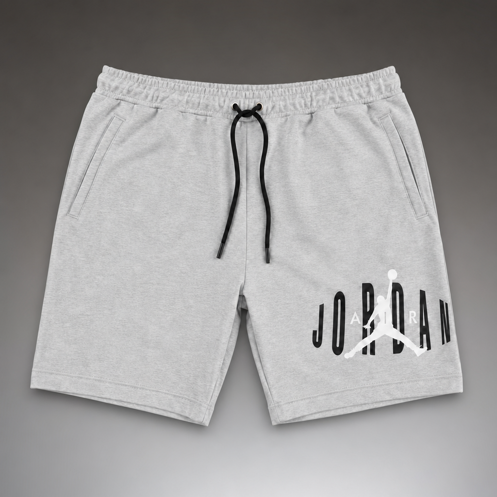 Air Jordan Fleece pánské sportovní kraťasy, klasická šedá. Premium kvalita