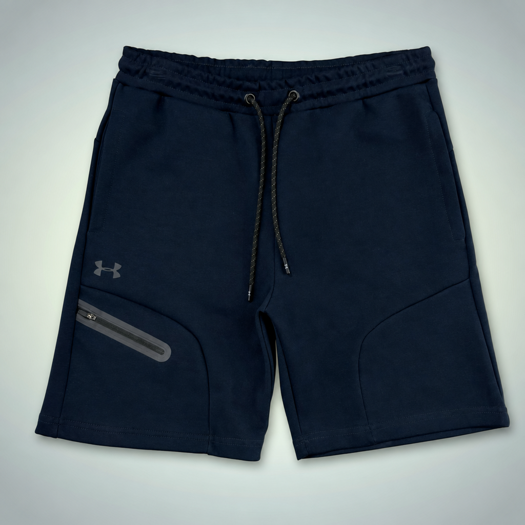 Under Armour Fleece pánské sportovní kraťasy, tmavě modré. Premium kvalita