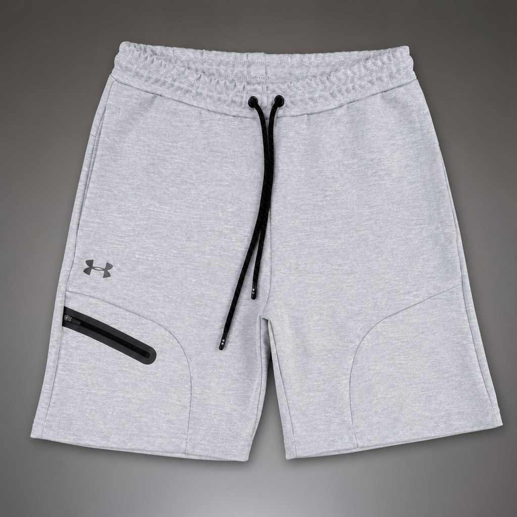 Under Armour Fleece pánské sportovní kraťasy, klasická šedá. Premium kvalita