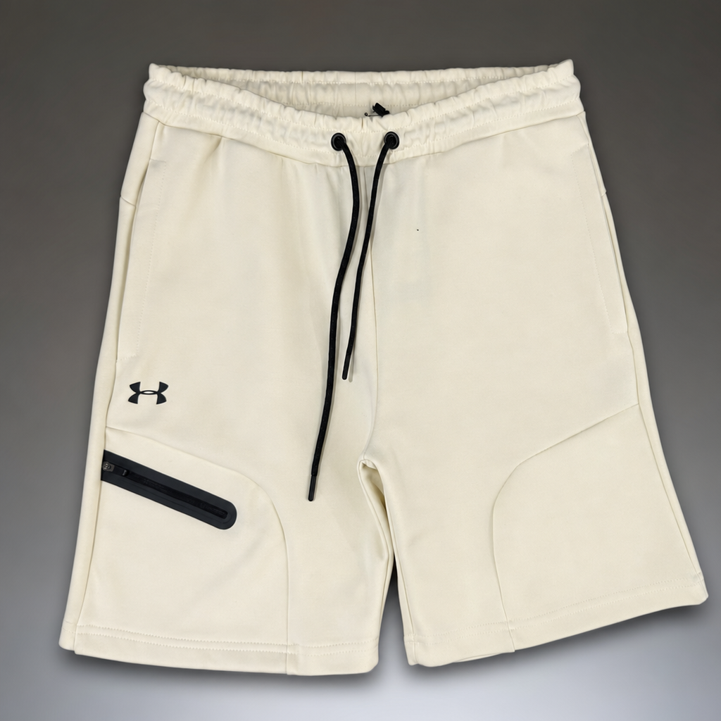 Under Armour Fleece pánské sportovní kraťasy, slonová kost. Premium kvalita