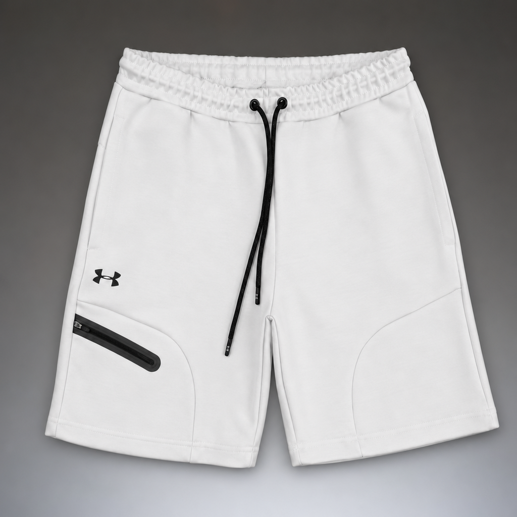 Under Armour Fleece pánské sportovní kraťasy, světle šedá. Premium kvalita