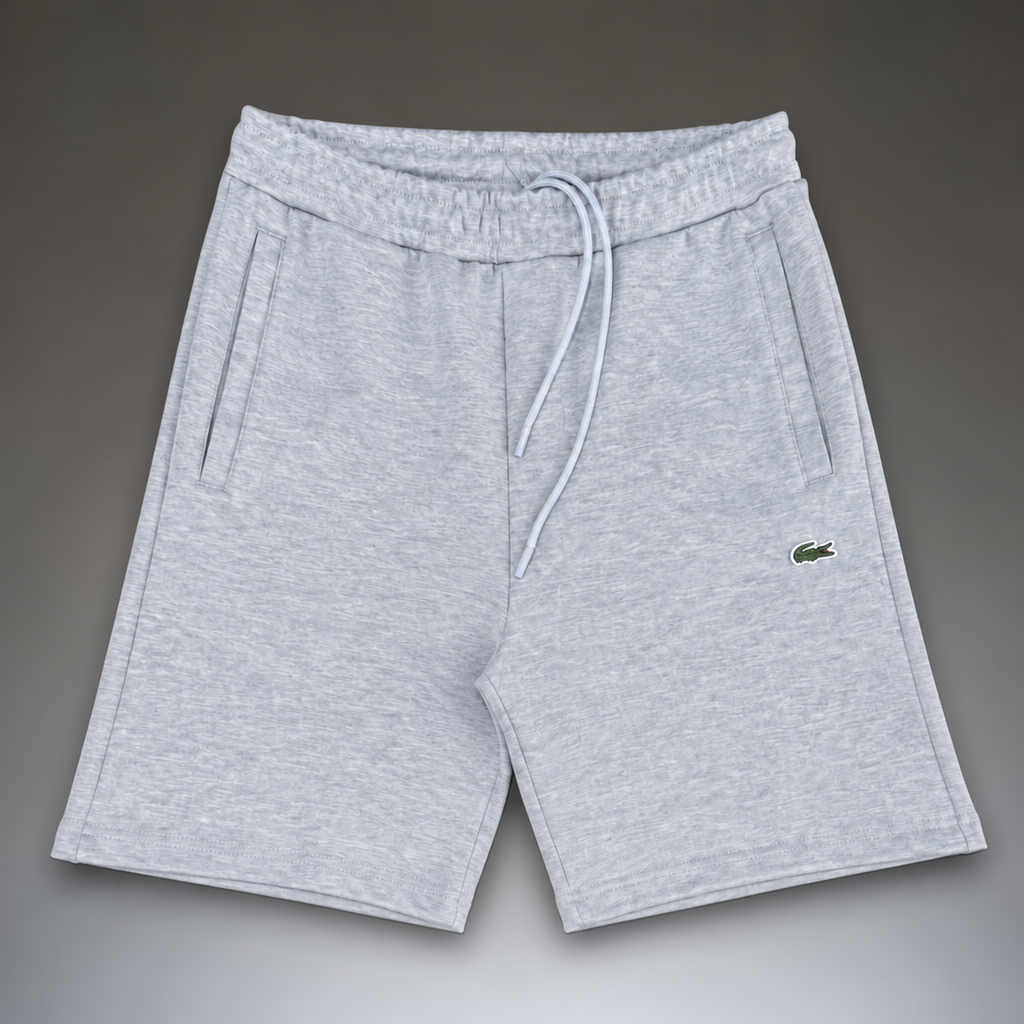 Lacoste Fleece pánské sportovní kraťasy, klasická šedá. Premium kvalita