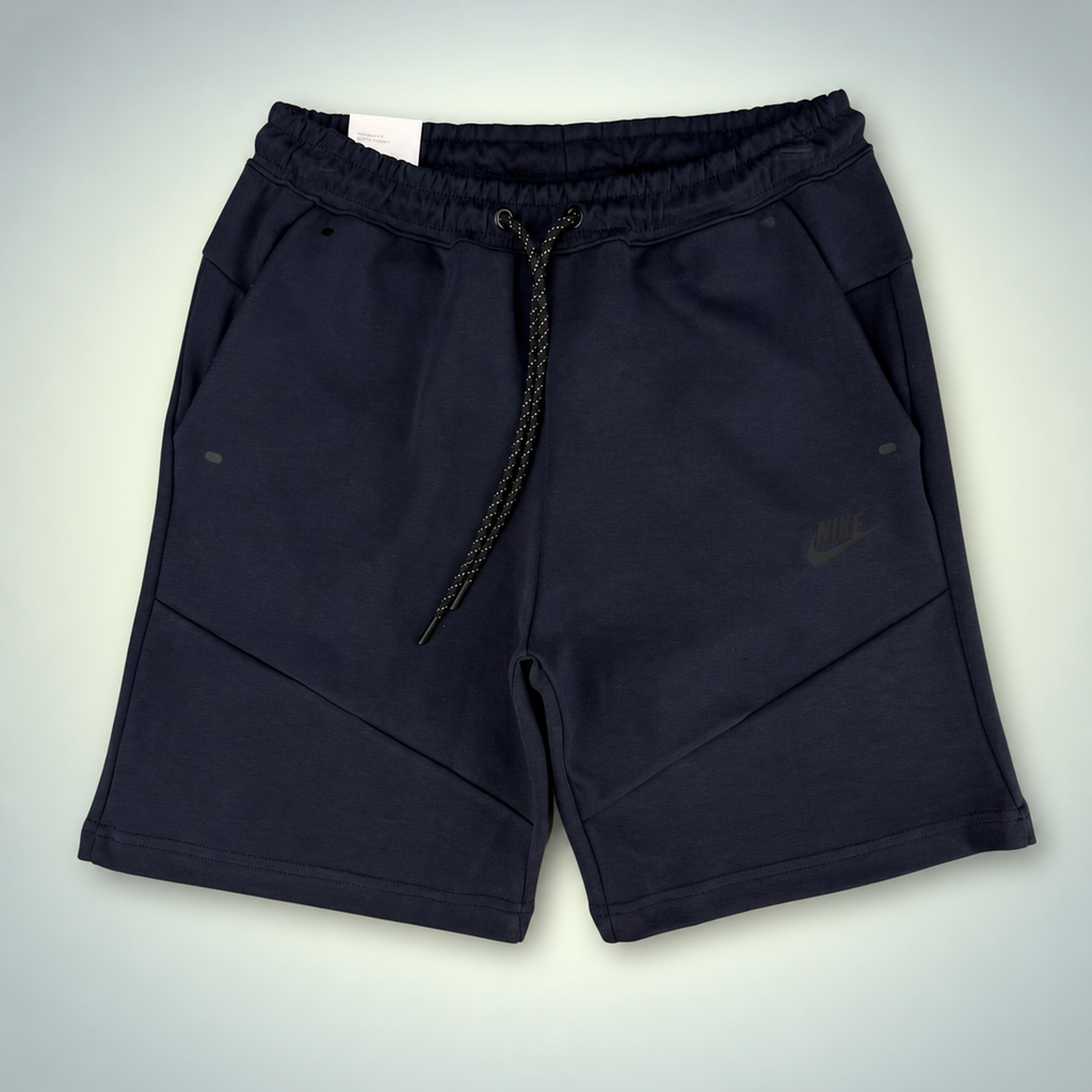 Nike Tech Fleece pánské sportovní kraťasy, tmavě modré. Premium kvalita