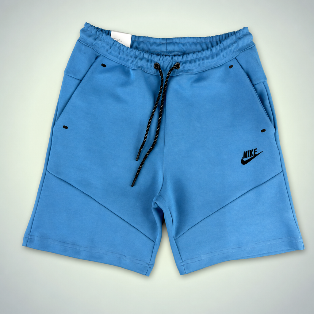 Nike Tech Fleece pánské sportovní kraťasy, modrá. Premium kvalita