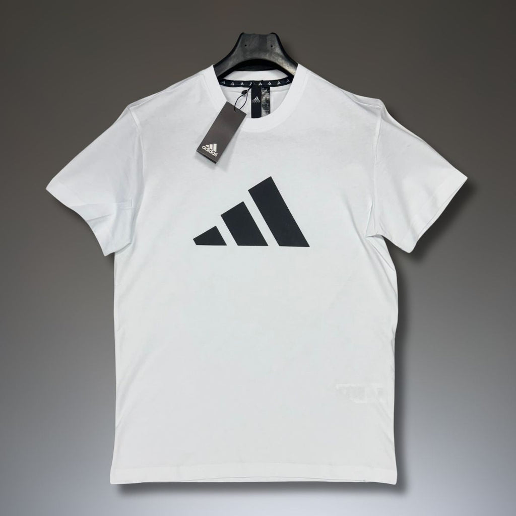 Pánské tričko Adidas, off-White, černé logo. Prémiová kvalita