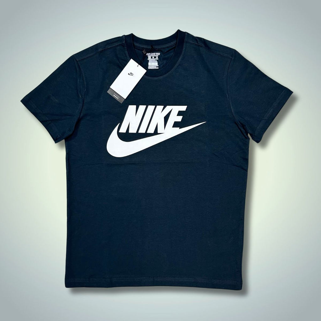Pánské tričko Nike, tmavě modrá, bílé logo. Prémiová kvalita