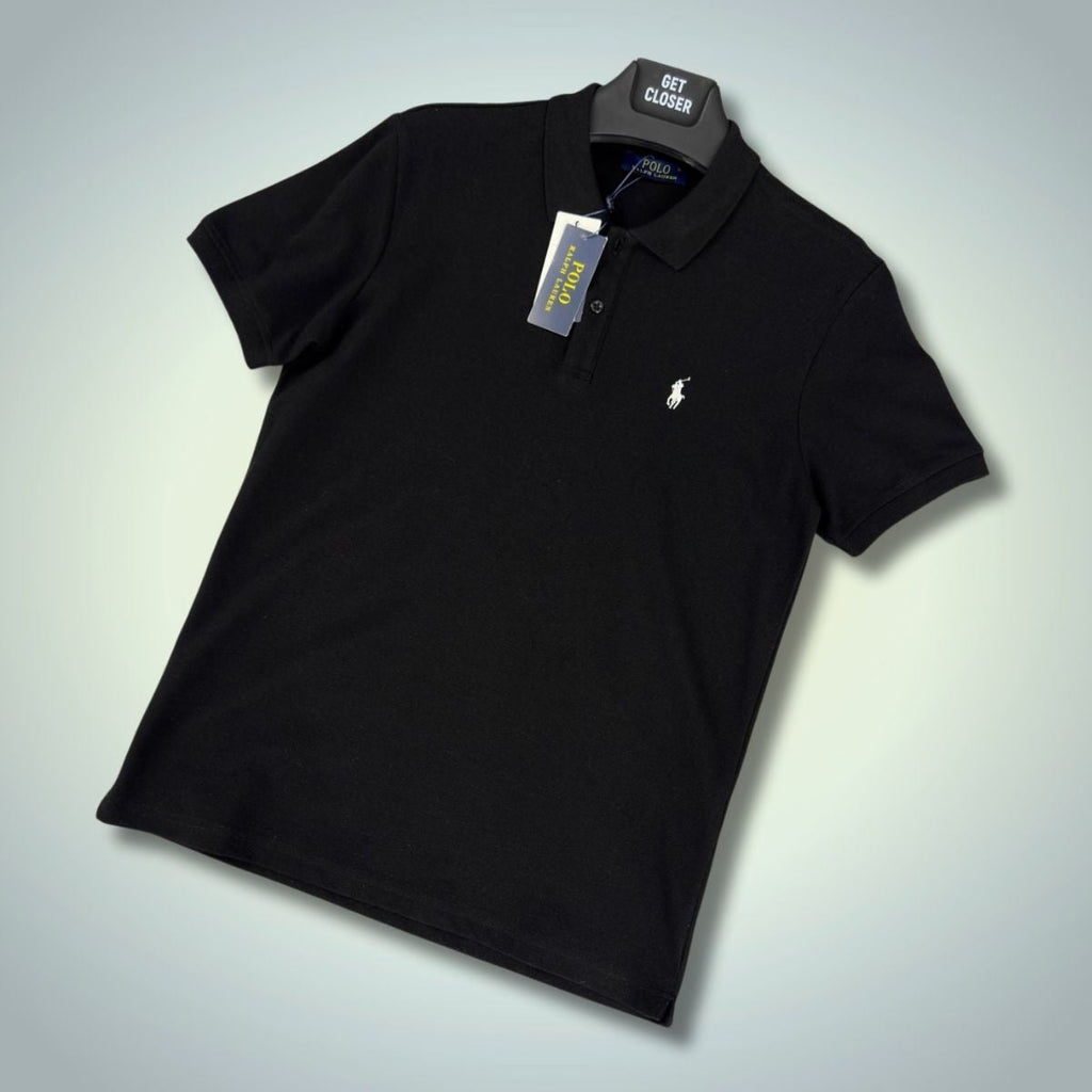 Pánská polo tričko Ralph Lauren, černá. Prémiová kvalita