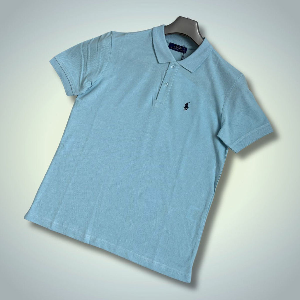 Pánské polo tričko Ralph Lauren, světle modré. Prémiová kvalita